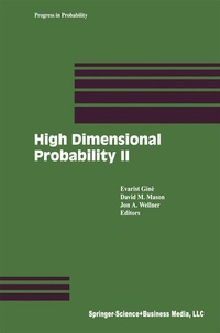 Enlarge image Cover: High Dimensional Probability II - Birkhauser Boston Inc