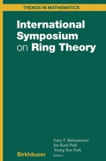 Cover: International Symposium on Ring Theory - Springer-Verlag New York Inc.