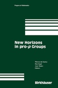 Cover: New Horizons in pro-p Groups - Birkhauser Boston Inc