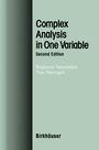 Cover: Complex Analysis in One Variable - Springer-Verlag New York Inc.