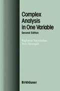 Cover: Complex Analysis in One Variable - Springer-Verlag New York Inc.