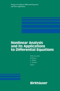 Cover: Nonlinear Analysis and its Applications to Differential Equations - Springer-Verlag New York Inc.