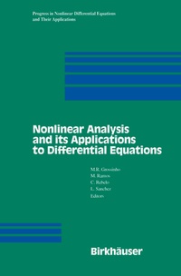 Enlarge image Cover: Nonlinear Analysis and its Applications to Differential Equations - Springer-Verlag New York Inc.
