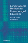 Cover: Computational Methods for Linear Integral Equations - Springer-Verlag New York Inc.