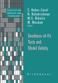 Cover: Goodness-of-Fit Tests and Model Validity - Springer-Verlag New York Inc.