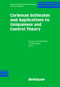 Cover: Carleman Estimates and Applications to Uniqueness and Control Theory - Birkhauser Boston Inc