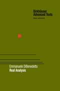 Cover: Real Analysis - Birkh&auml;user