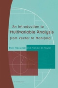 Bild: An Introduction to Multivariable Analysis from Vector to Manifold - Birkhauser Boston