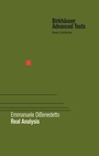 Cover: Real Analysis - Springer-Verlag New York Inc.