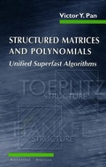 Cover: Structured Matrices and Polynomials - Birkhauser Boston Inc