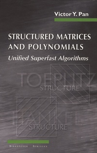Abbildung von: Structured Matrices and Polynomials - Springer
