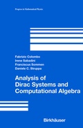 Cover: Analysis of Dirac Systems and Computational Algebra - Birkhauser Boston Inc