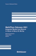 Cover: MathPhys Odyssey 2001 - Springer-Verlag New York Inc.
