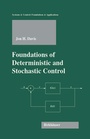 Cover: Foundations of Deterministic and Stochastic Control - Springer-Verlag New York Inc.