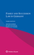Cover: Family and Succession Law in Germany - Kluwer Law International
