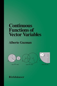 Abbildung von: Continuous Functions of Vector Variables - Birkhauser Boston
