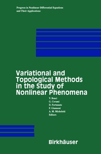 Abbildung von: Variational and Topological Methods in the Study of Nonlinear Phenomena - Birkhauser Boston Inc