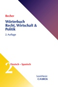 Cover: W&ouml;rterbuch Recht, Wirtschaft, Politik - LexisNexis Verlag ARD ORAC GmbH