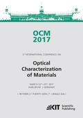 Cover: OCM 2017 - Optical Characterization of Materials - conference proceedings - KIT Scientific Publishing