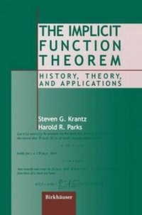 Enlarge image Cover: The Implicit Function Theorem - Springer