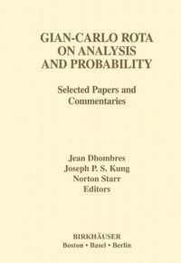 Enlarge image Cover: Gian-Carlo Rota on Analysis and Probability - Springer-Verlag New York Inc.