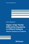 Bild: Higher Order Partial Differential Equations in Clifford Analysis - Birkh&auml;user