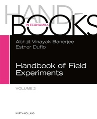 Enlarge image Cover: Handbook of Field Experiments - Elsevier