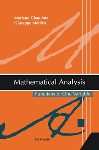 Abbildung von: Mathematical Analysis - Birkhäuser
