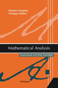 Enlarge image Cover: Mathematical Analysis - Springer-Verlag New York Inc.