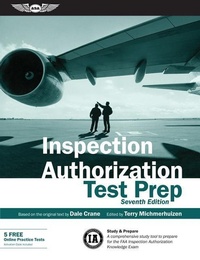 Enlarge image Cover: Inspection Authorization Test Prep (Book and Tutorial Software Bundle) - Aviation Supplies & Academics Inc