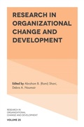 Cover: Research in Organizational Change and Development - Emerald Publishing Limited