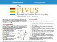 Enlarge image Cover: The Fives Strategy for Reading Comprehension Quick Reference Guide - Learning Sciences International