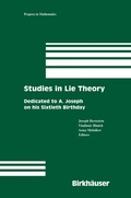 Cover: Studies in Lie Theory - Birkh&auml;user