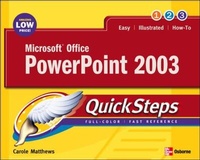 Abbildung von: Microsoft Office PowerPoint 2003 QuickSteps - McGraw-Hill Professional
