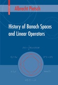 Cover: History of Banach Spaces and Linear Operators - Birkhauser Boston Inc