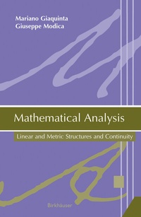 Abbildung von: Mathematical Analysis - Birkhäuser