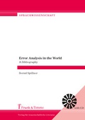 Cover: Error Analysis in the World. A Bibliography - Frank & Timme