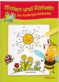 Cover: Malen und R&auml;tseln f&uuml;r Kindergartenkinder (Gr&uuml;n) - Tessloff Verlag Ragnar Tessloff GmbH & Co. KG