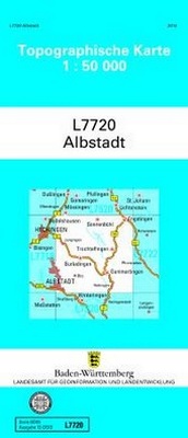 Abbildung von: L7720 Albstadt - Landesamt für Geoinformation und Landentwicklung Baden-Württemberg (LGL)