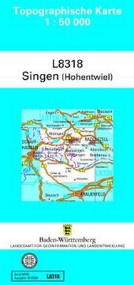 Abbildung von: L8318 Singen (Hohentwiel) - Landesamt für Geoinformation und Landentwicklung Baden-Württemberg (LGL)