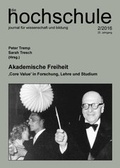Cover: Akademische Freiheit - Institut f. Hochschulforschung Wittenberg