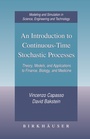 Cover: An Introduction to Continuous-Time Stochastic Processes - Birkhauser Boston