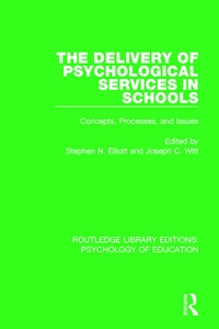 Bild: The Delivery of Psychological Services in Schools - Routledge
