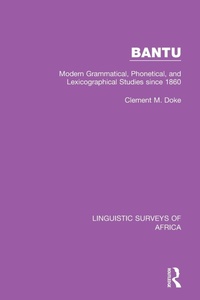 Abbildung von: Bantu - Routledge