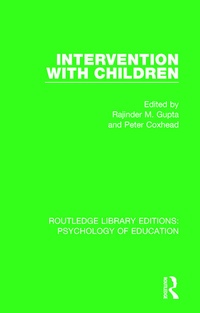 Enlarge image Cover: Intervention with Children - Routledge
