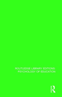 Bild: Psychological Aspects of Learning and Teaching - Routledge
