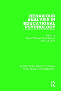 Bild: Behaviour Analysis in Educational Psychology - Routledge