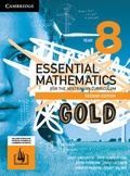 Cover: Essential Mathematics for the Australian Curriculum Gold 2ed Year 8 Print Bundle (Textbook and Hotmaths) - Cambridge University Press
