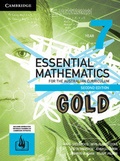 Cover: Essential Mathematics for the Australian Curriculum Gold 2ed Year 7 Print Bundle (Textbook and Hotmaths) - Cambridge University Press