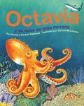 Cover: Octavia Y Su Nube de Tinta Morada (Octavia and Her Purple Ink Cloud) - Arbordale Publishing